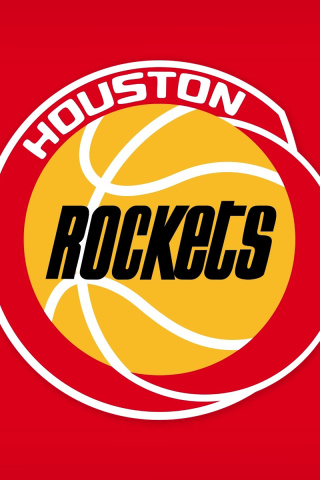Das Houston Rockets Logo Wallpaper 320x480
