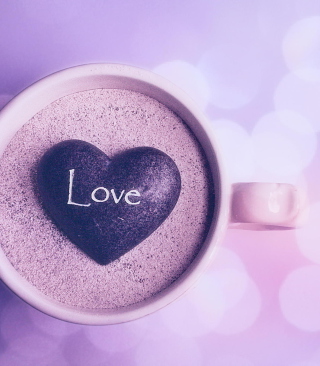 Love Heart In Coffee Cup sfondi gratuiti per HTC Pure