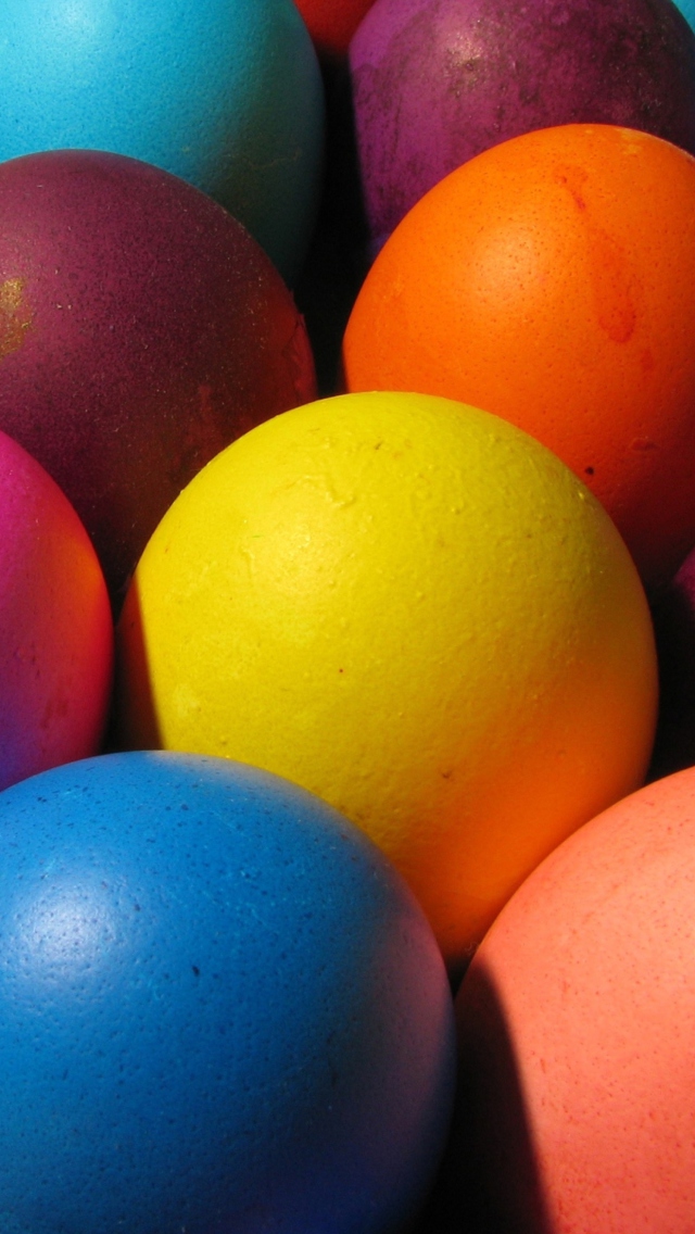 Das Easter Eggs Wallpaper 640x1136