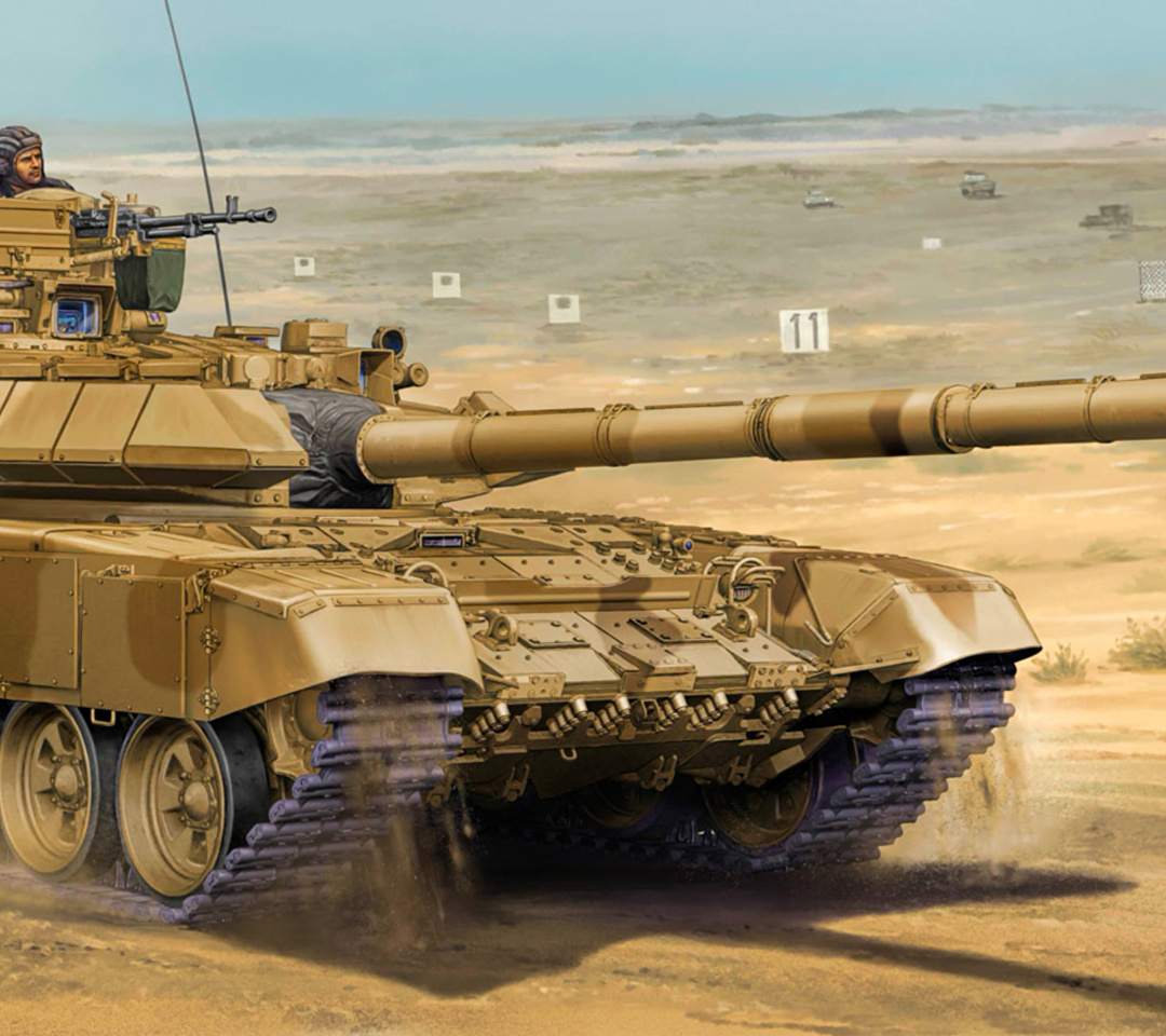 Fondo de pantalla T 90 Tank 1080x960