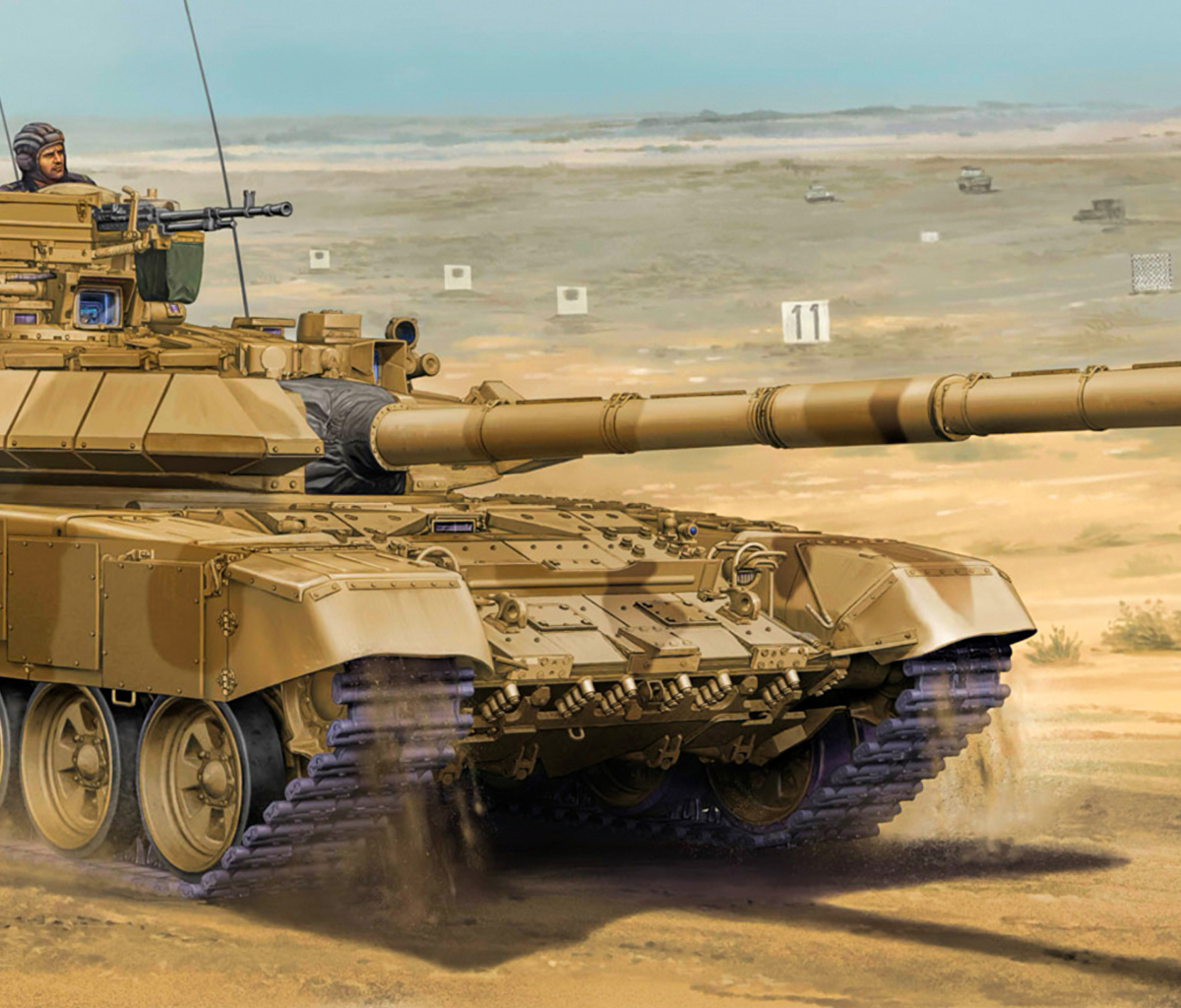 Das T 90 Tank Wallpaper 1200x1024