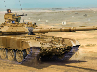 T 90 Tank wallpaper 320x240