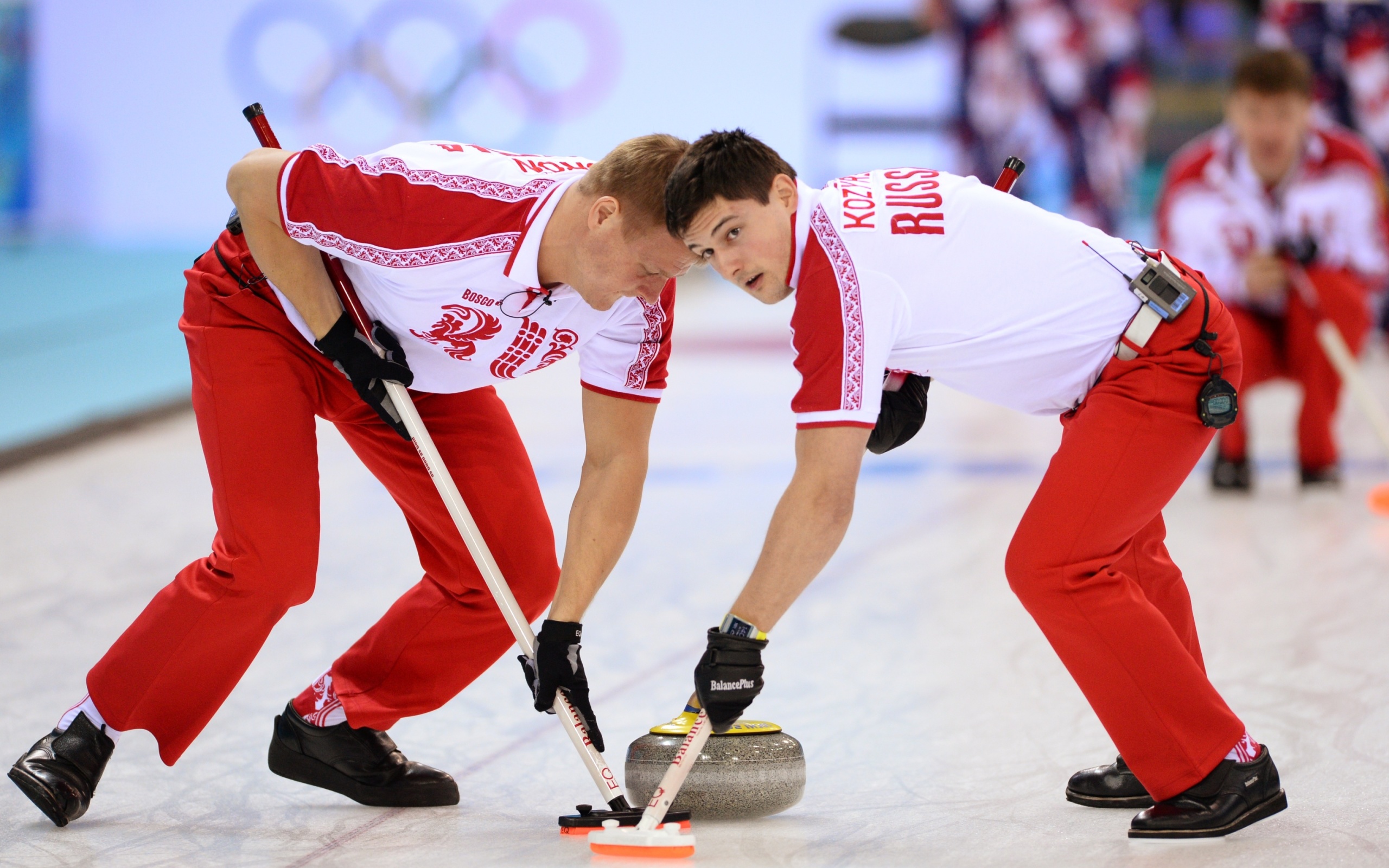 Sfondi Russian curling team 2560x1600