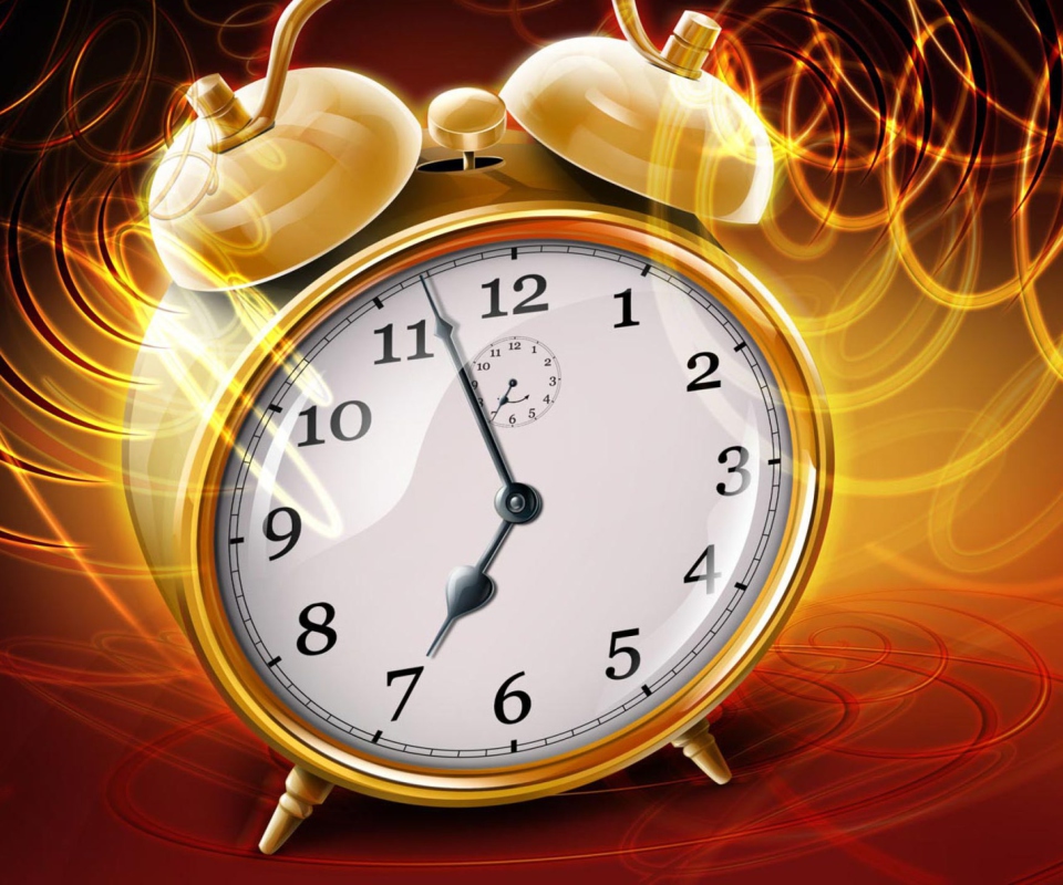 Das Alarm Clock Wallpaper 960x800