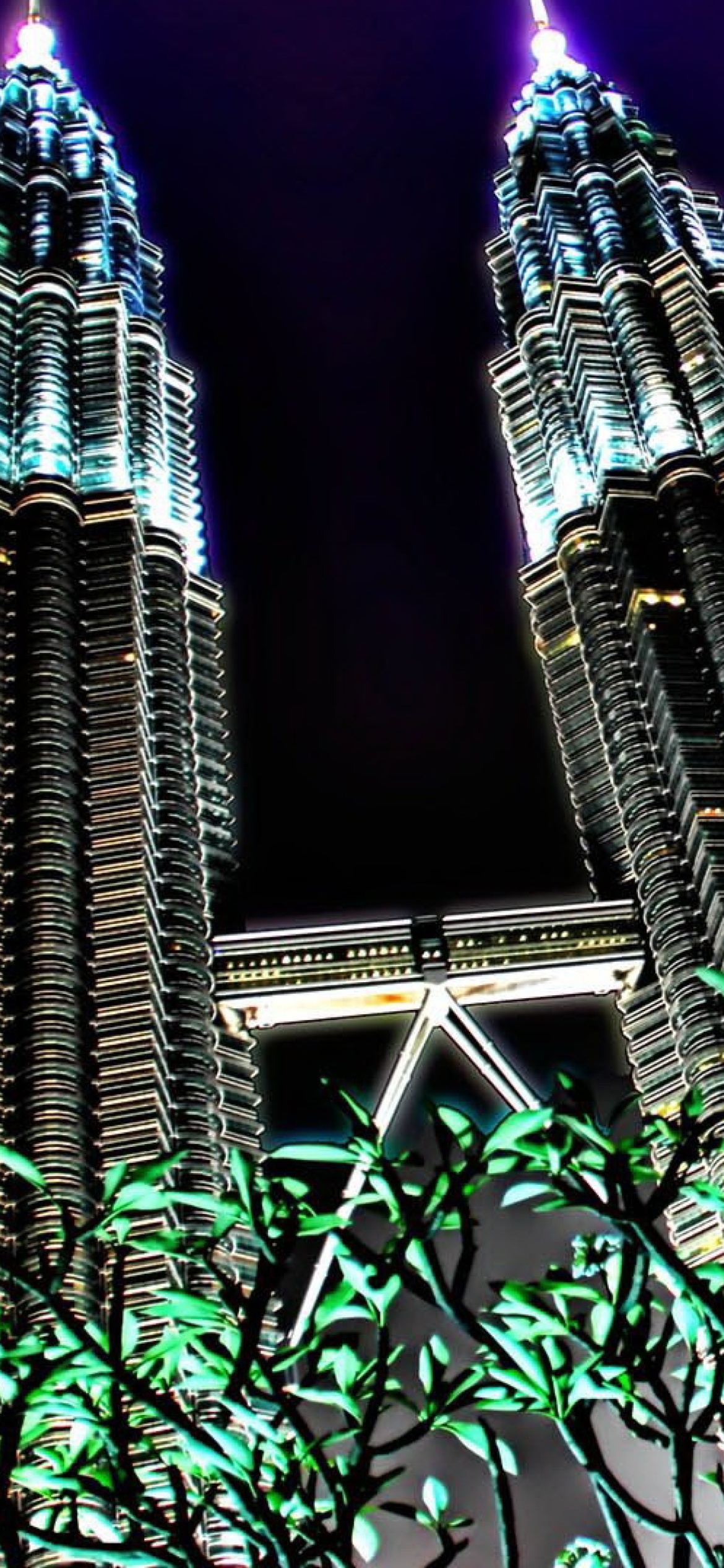 Обои Malaysia, Petronas Towers Twins 1170x2532