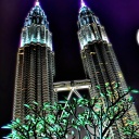 Malaysia, Petronas Towers Twins screenshot #1 128x128