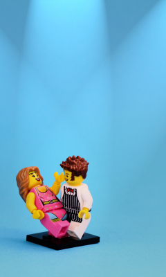 Das Dance With Me Lego Wallpaper 240x400