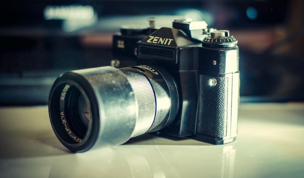 Zenit Photo Camera wallpaper 1024x600