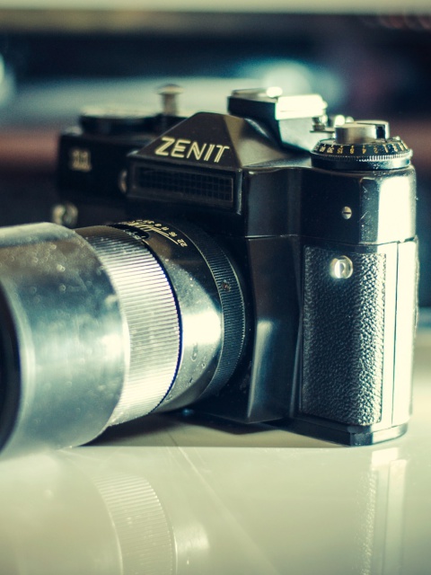Das Zenit Photo Camera Wallpaper 480x640