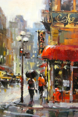 Sfondi Brent Heighton Painting 320x480