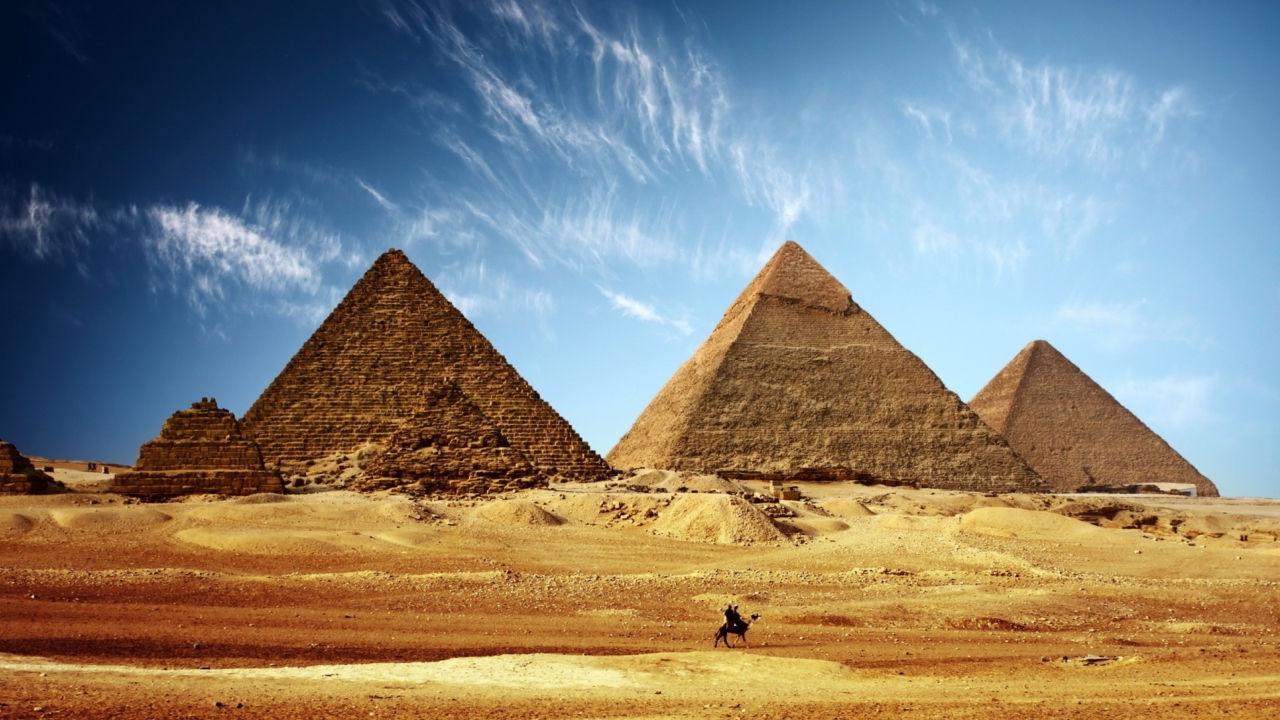Fondo de pantalla Pyramids 1280x720