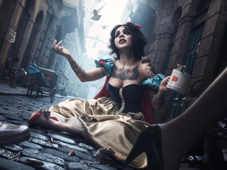 Das Snow White Wallpaper 320x240