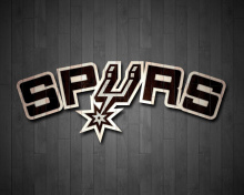Das San Antonio Spurs Logo Wallpaper 220x176