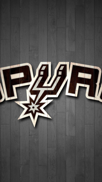 San Antonio Spurs Logo wallpaper 360x640
