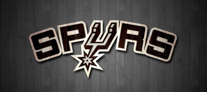 Das San Antonio Spurs Logo Wallpaper 720x320