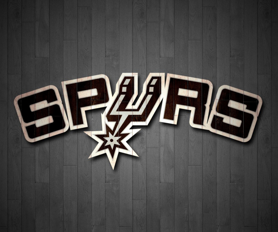 Das San Antonio Spurs Logo Wallpaper 960x800