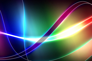 Colored Rays Wallpaper for Nokia XL