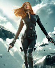Sfondi Captain America The Winter Soldier - Black Widow 176x220