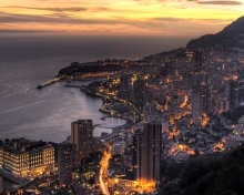 Monaco In Twilight wallpaper 220x176