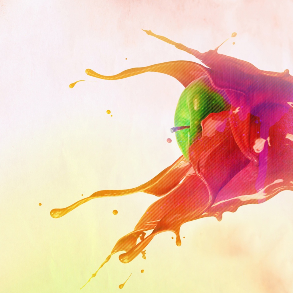 Apple Splash wallpaper 1024x1024