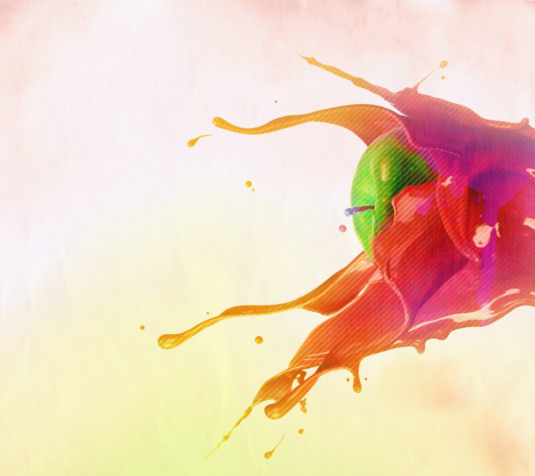 Fondo de pantalla Apple Splash 1080x960