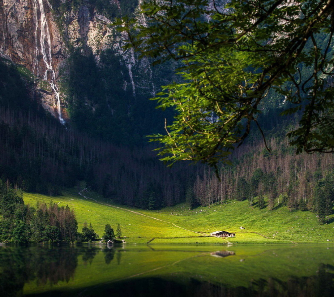 Fondo de pantalla Bavarian Alps and Forest 1080x960