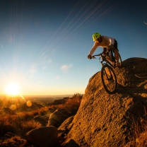 Mountain Bike Riding wallpaper 208x208