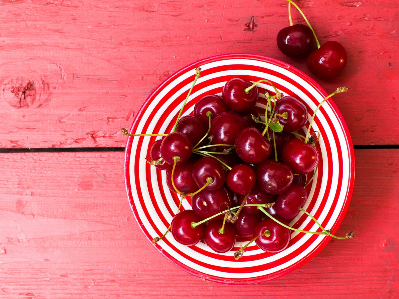 Cherry Plate wallpaper 1600x1200