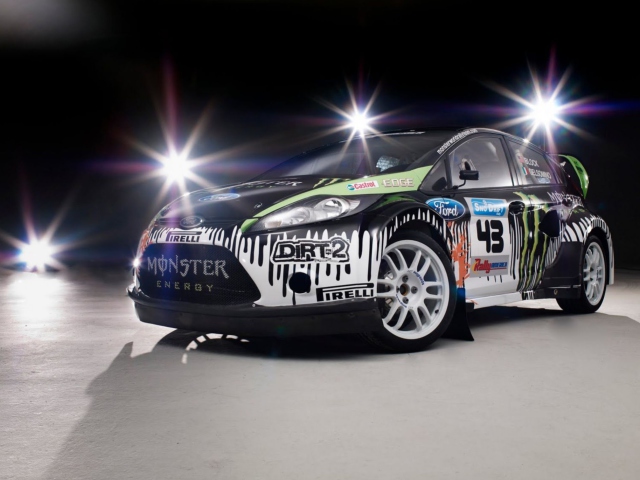 Обои Ken Block Subaru 640x480