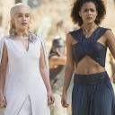 Game Of Thrones Emilia Clarke and Nathalie Emmanuel as Missandei wallpaper 128x128