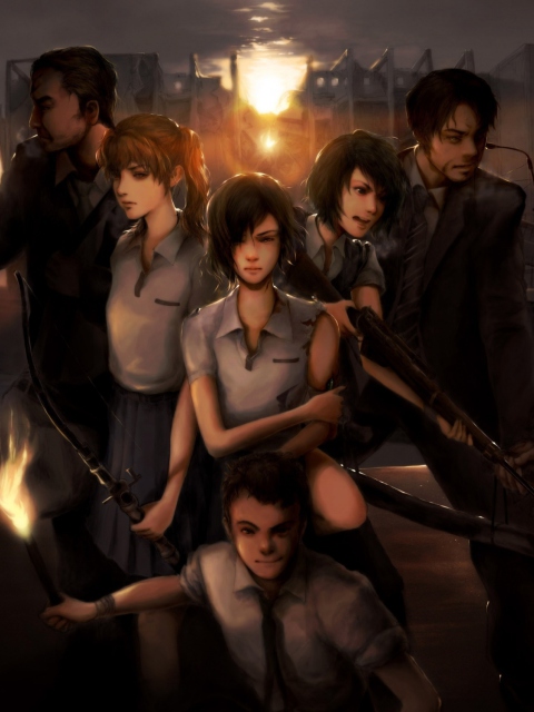 Teen Survivors wallpaper 480x640