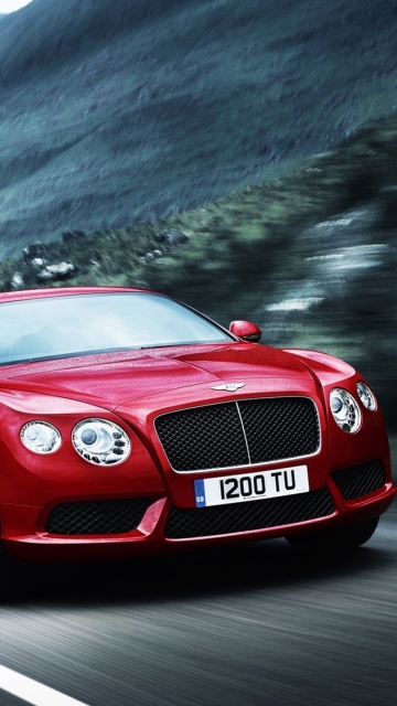 Red Bentley Continental screenshot #1 360x640