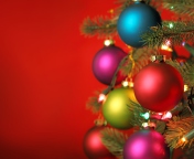 Fondo de pantalla Christmas Tree Balls 176x144