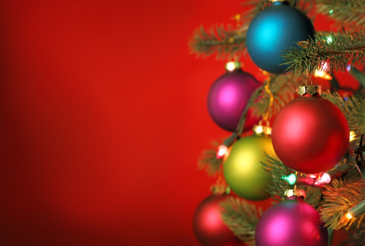 Fondo de pantalla Christmas Tree Balls