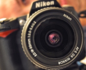 Das Nikon D90 Wallpaper 176x144