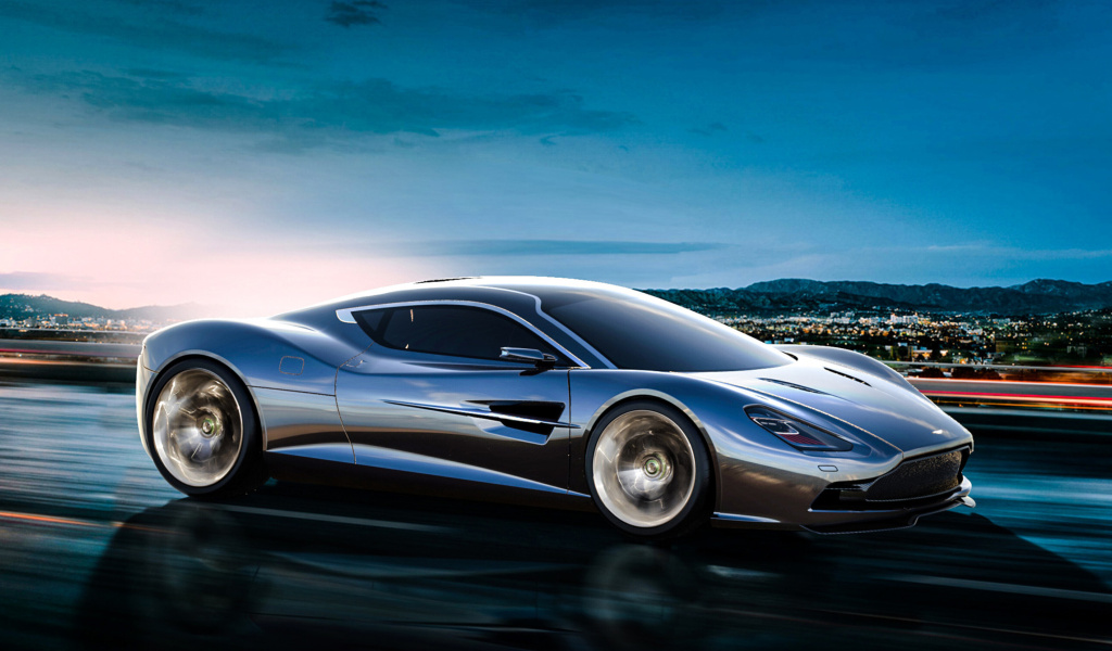 Screenshot №1 pro téma Aston Martin DBC Concept 1024x600