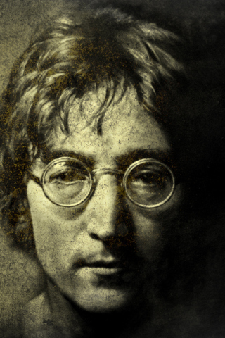 Fondo de pantalla John Lennon 320x480