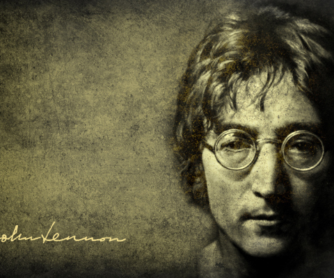 Обои John Lennon 480x400