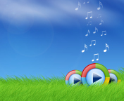 Media Player Bliss wallpaper 176x144