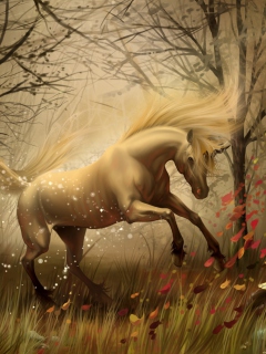 Fondo de pantalla Unicorn 240x320