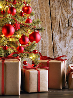 Christmas Presents wallpaper 240x320