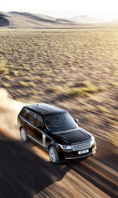 Das Land Rover In Desert Wallpaper 240x400