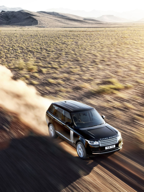 Fondo de pantalla Land Rover In Desert 480x640