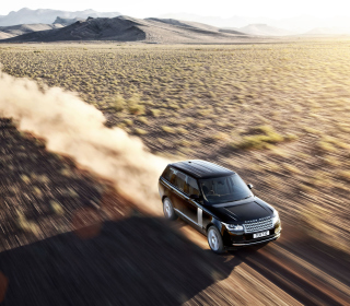 Land Rover In Desert - Obrázkek zdarma pro 128x128