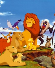 Sfondi The Lion King Disney Cartoon 176x220