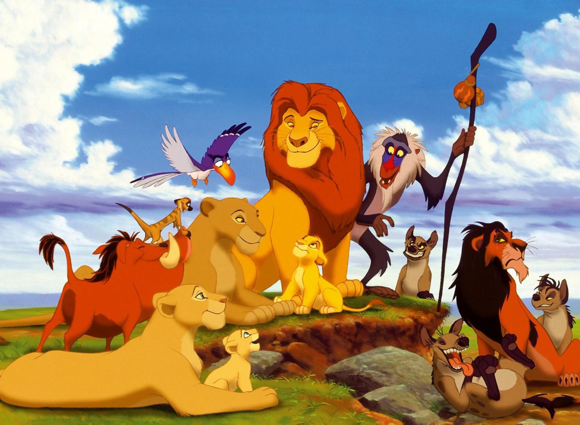 Обои The Lion King Disney Cartoon 1920x1408