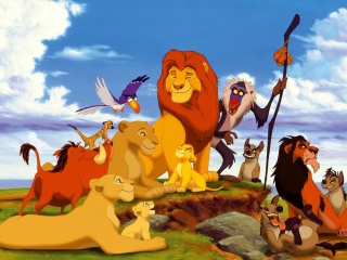 Das The Lion King Disney Cartoon Wallpaper 320x240