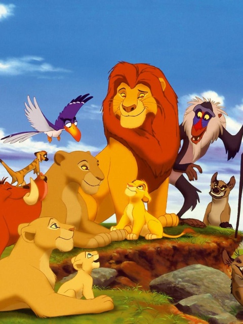 Sfondi The Lion King Disney Cartoon 480x640