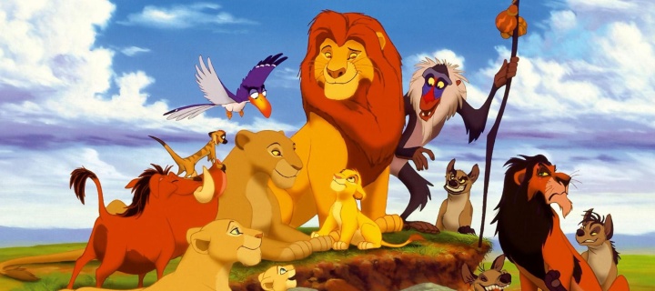 Das The Lion King Disney Cartoon Wallpaper 720x320