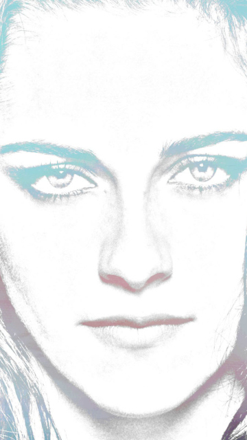 Das Kristen Stewart Artistic Portrait Wallpaper 360x640